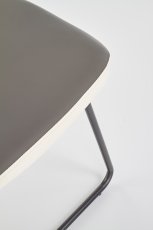 Halmar - Jedilniški stol K300 - bela/siva