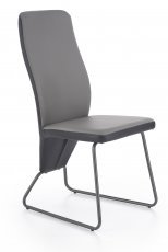 Halmar - Jedilniški stol K300 - črn/siva