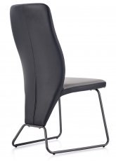 Halmar - Jedilniški stol K300 - črn/siva