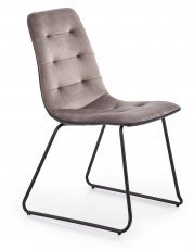 Halmar - Jedilniški stol K321 - siv/črn