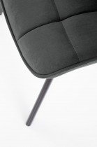 Halmar - Jedilniški stol K332 - temno siv