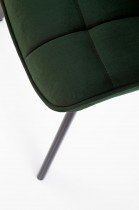 Halmar - Jedilniški stol K332 - temno zelen