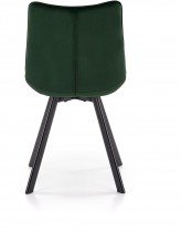Halmar - Jedilniški stol K332 - temno zelen
