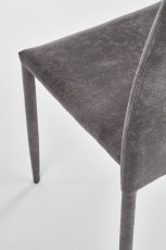 Halmar - Jedilniški stol K375 - temno siv