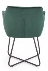 Halmar - Jedilniški stol K377- temno zelen