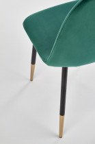 Halmar - Jedilniški stol K379 - temno zelen