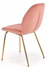 Halmar - Jedilniški stol K381 - svetlo roz
