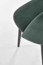 Halmar - Jedilniški stol K384 - temno zelen