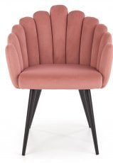 Halmar - Jedilniški stol K410 - roza