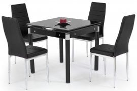 Raztegljiva jedilna miza Kent - črna