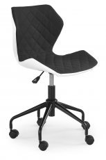 Halmar - Pisarniški stol Matrix 3 - bel/črn