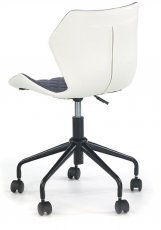 Halmar - Pisarniški stol Matrix 3 - bel/siv