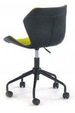 Halmar - Pisarniški stol Matrix 3 - črn/zelen