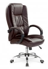 Pisarniški stol Relax - temno rjav