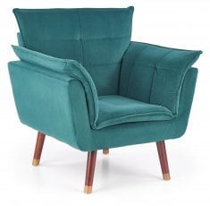 Fotelj Rezzo - temno zelen