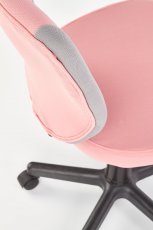 Halmar - Pisarniški stol Toby - siv/roz