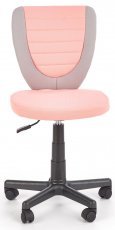 Halmar - Pisarniški stol Toby - siv/roz