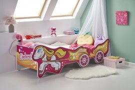 Halmar - Otroška postelja Cinderella - 165-205x70 cm