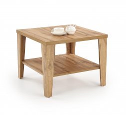 Klubska mizica Manta kvadratasta - votan hrast