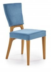 Jedilniški stol Wenanty - medeni hrast/morski 