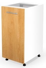 Spodnja kuhinjska omara Vento D-40/82 - bela/medeni hrast