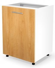 Spodnja kuhinjska omara Vento D-60/82 - bel/medeni hrast