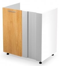 Spodnja kuhinjska omara Vento DK-100/82 - bela/medeni hrast