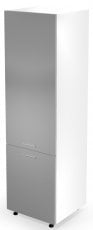 Visoka kuhinjska omara Vento DL-60/214 - bela/svetlo siva