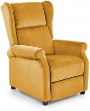 Počivalnik z relaks mehanizmom Agustin - gorčica