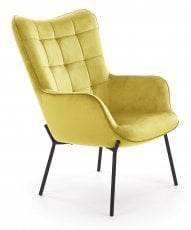 Fotel Castel l - gorčica