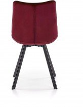 Halmar - Jedilniški stol K332 - temno rdeč