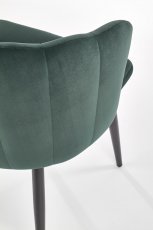 Halmar - Jedilniški stol K386 - temno zelen