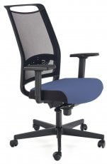 Pisarniški stol Gulietta - črn/moder