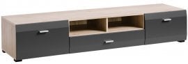 TV komoda Clif - san remo hrast/grafit