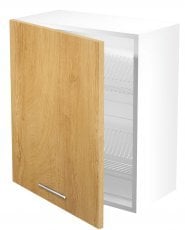 Zgornja kuhinjska omarica Vento GC-60/72 - bela/medeni hrast