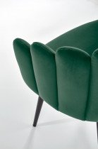 Halmar - Jedilniški stol K410 - temno zelen