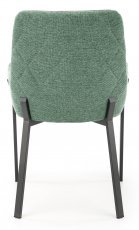Halmar - Jedilniški stol K439 - temno siv/zelen