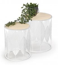 Komplet 2 klubskih miz Folla