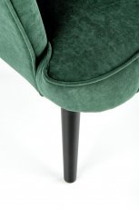 Halmar - Fotelj Delgado - temno zelen