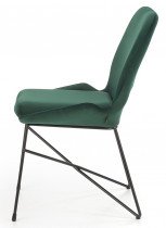Halmar - Jedilniški stol K454 - temno zelen