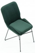 Halmar - Jedilniški stol K454 - temno zelen