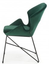 Halmar - Jedilniški stol K458 - temno zelen