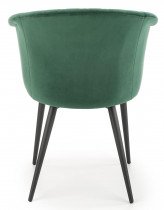 Halmar - Jedilniški stol K421 - temno zelen