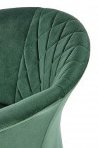 Halmar - Jedilniški stol K421 - temno zelen