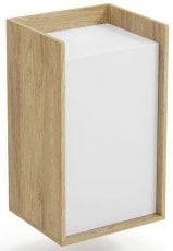 Kabinet Mobius 1D - hikora hrast/bel