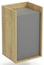 Kabinet Mobius 1D - hikora hrast/siv