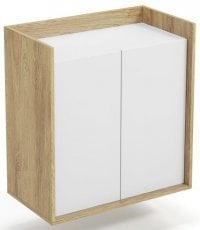 Kabinet Mobius 2D - hikora hrast/bela