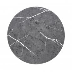 Halmar - Klubska miza Minerwa - sivi marmor/črna