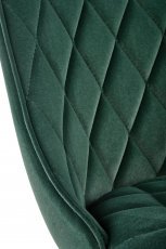 Halmar - Jedilni stol K450 - temno zelen