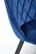 Halmar - Jedilni stol K450 - temno moder